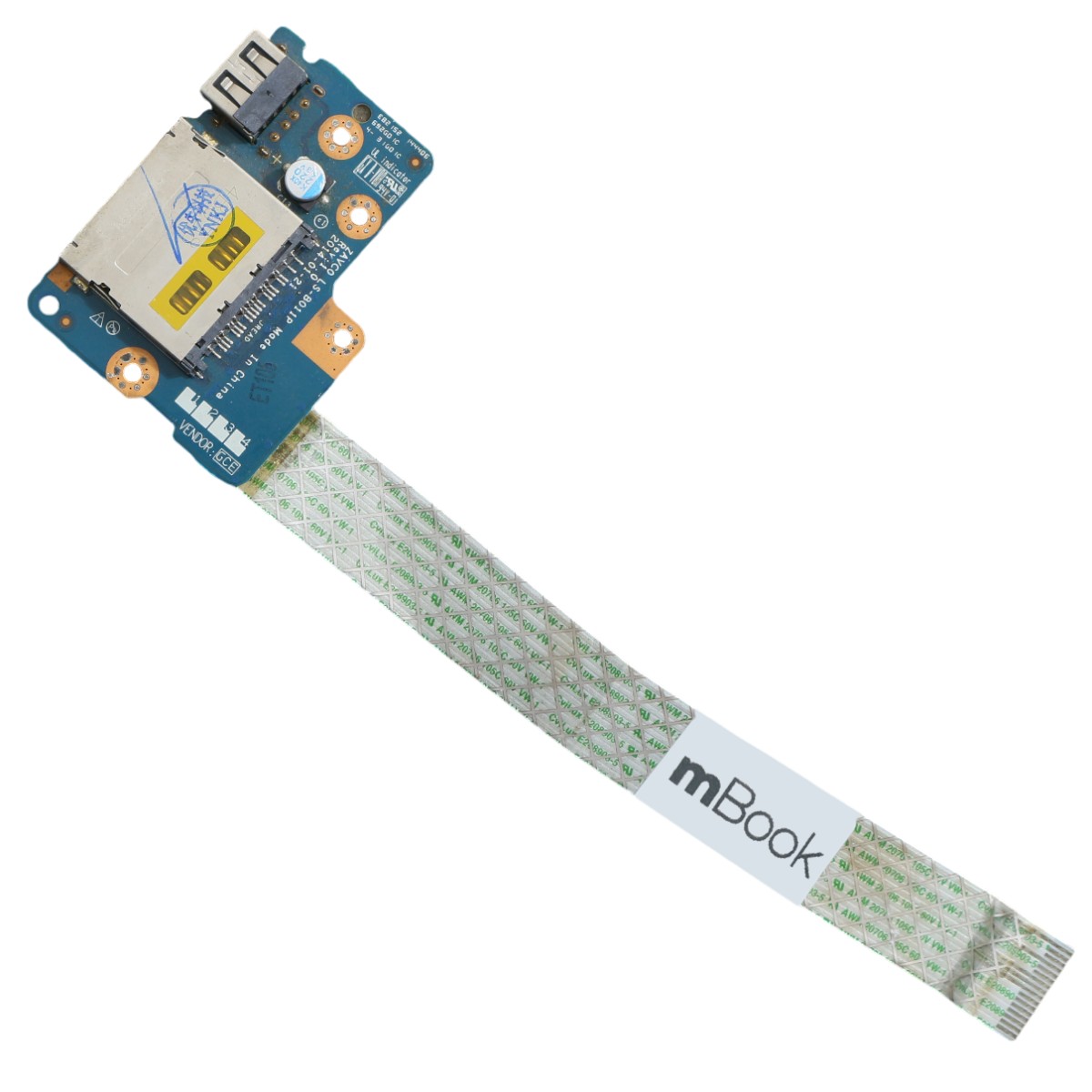 Placa Cartão Usb Sd para Dell P39F,P49G, 