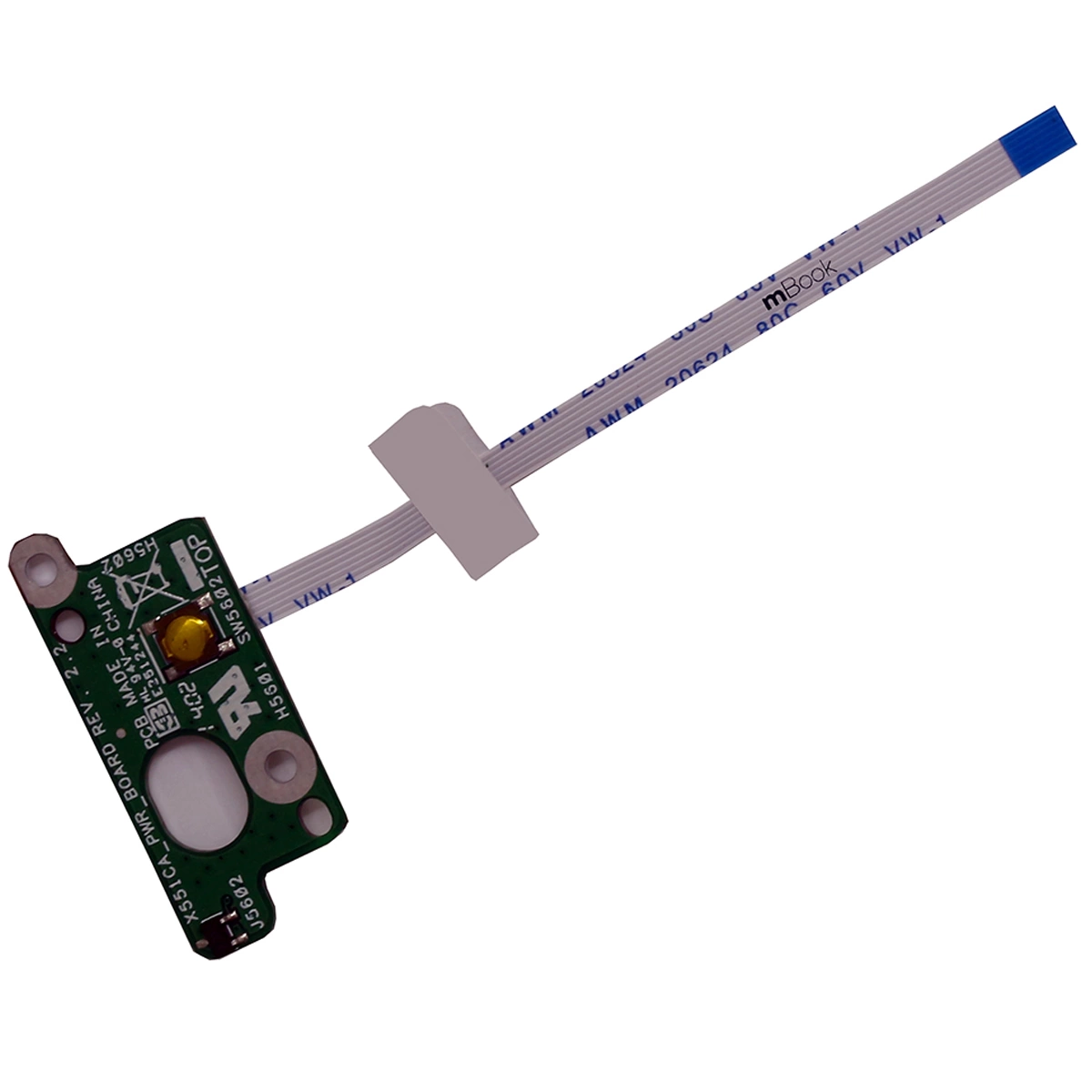 Placa Botão Power Asus X451c X451m X451ca X551 X551ma X551