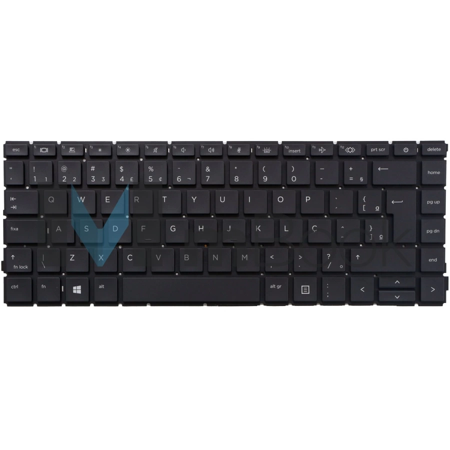 Teclado para HP ProBook ProBook 445 G8 BR com LED