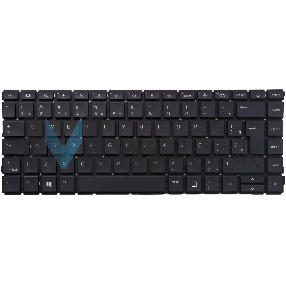 Teclado Compatível com aex8q600010 BR com LED, 
