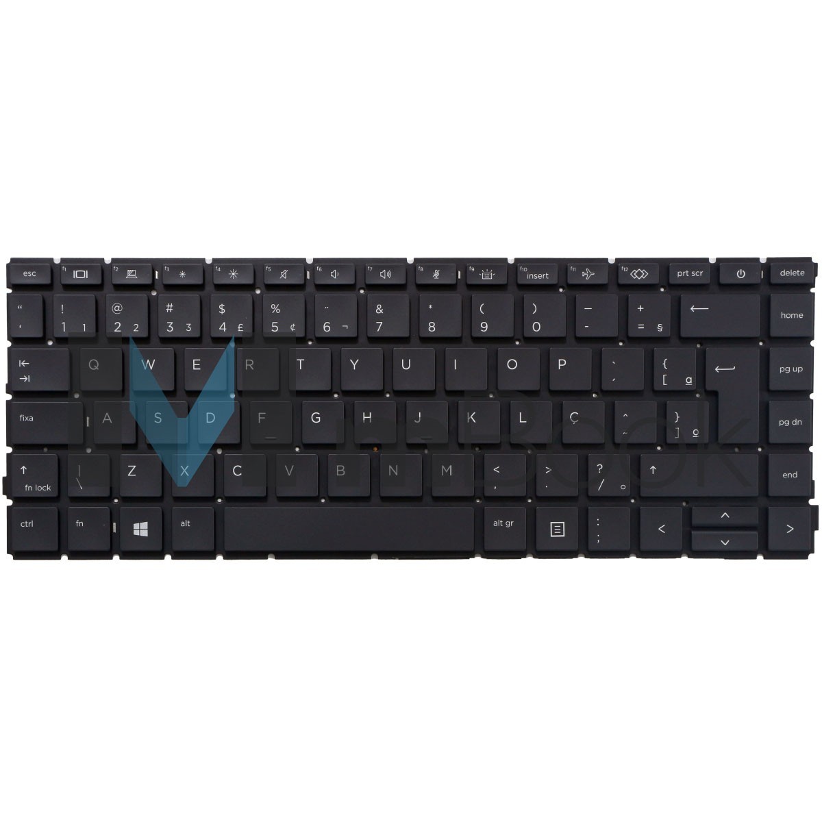 Teclado Compatível com aex8q600010 BR com LED, 