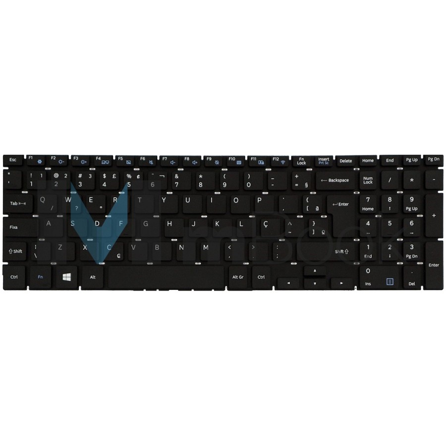 Teclado Samsung Np350xaa nsk-ms2sn 9z.narsn.21b Br Com Ç