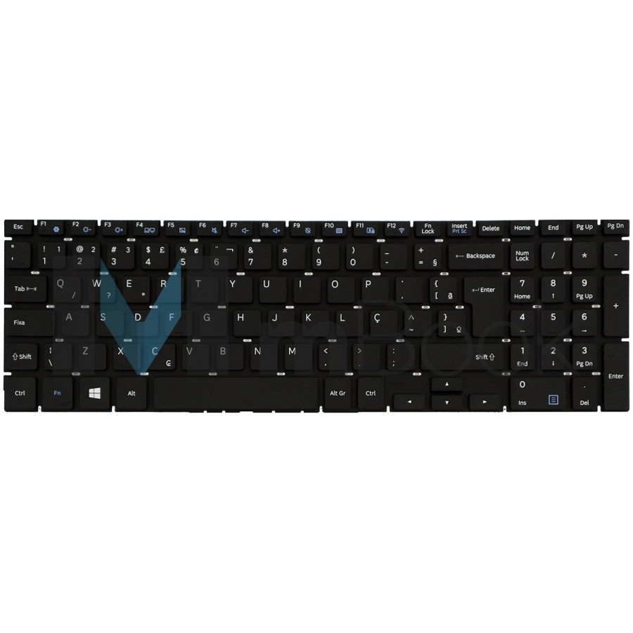Teclado Samsung Np350xaa nsk-ms2sn 9z.narsn.21b Br Com Ç