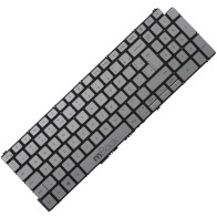 Teclado Para Dell Inspiron 15 5590 Cinza Com Led Br Ç Teclado Para Dell Inspiron 15 5590 Cinza Com Led Br Ç