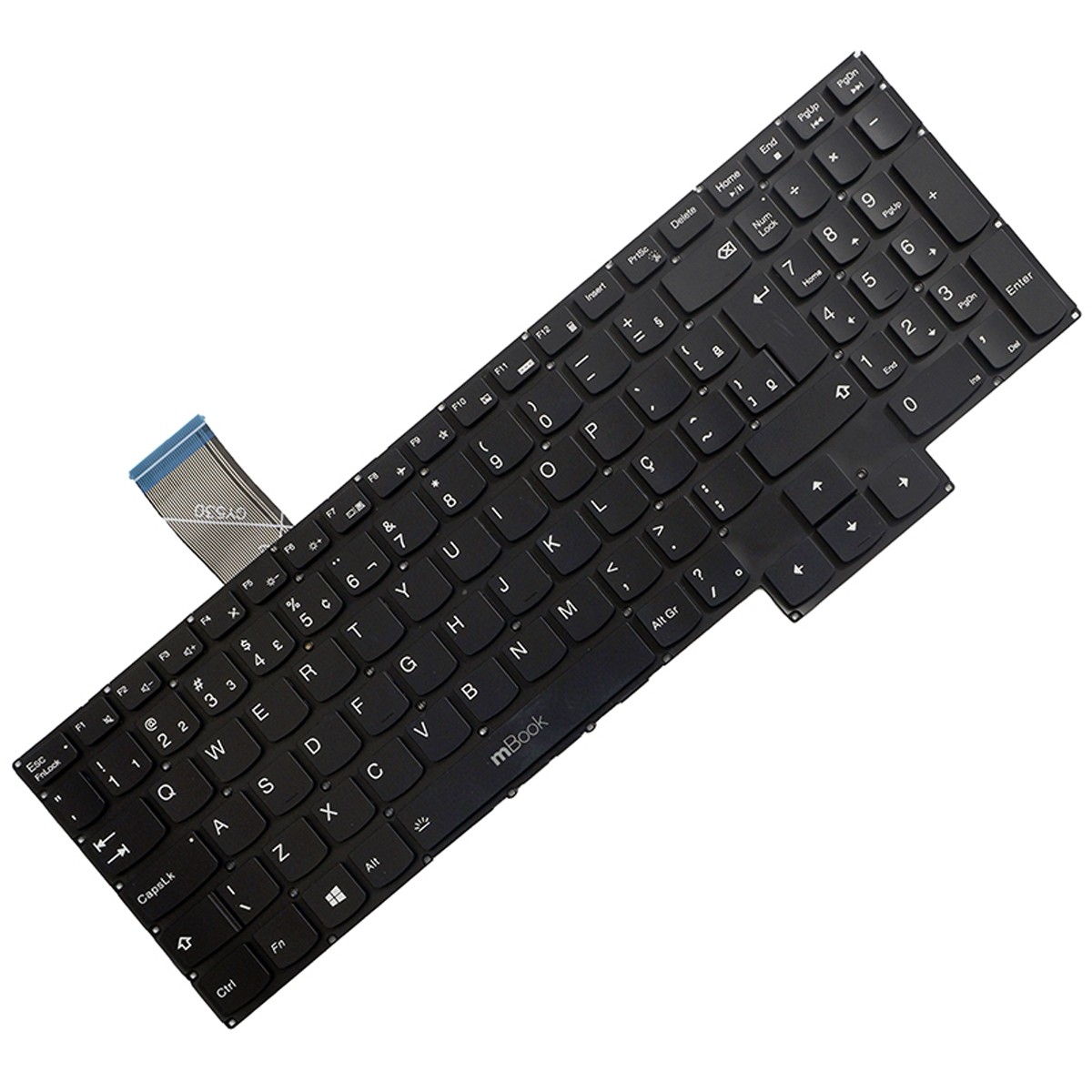 Teclado mBook para Lenovo Ideapad Gaming 3-15IMH05 BR c/ LED Teclado mBook para Lenovo Ideapad Gaming 3-15IMH05 BR c/ LED