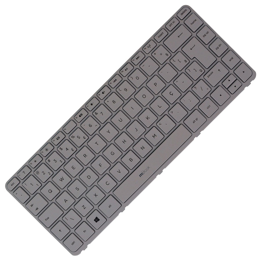 Teclado para HP Pavilion V139202AR1 757922-201 Branco BR, 