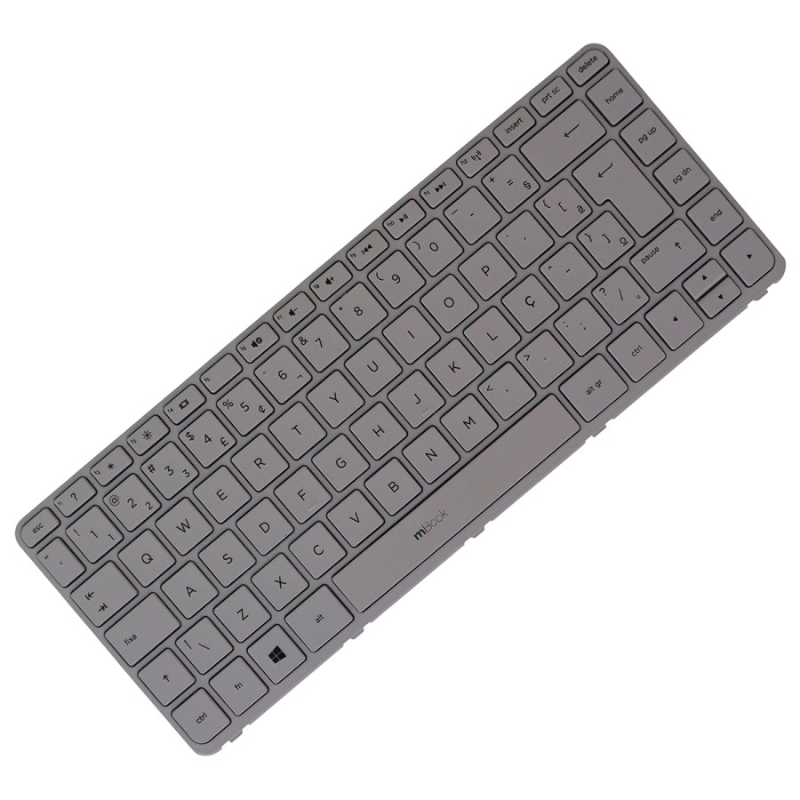 Teclado para HP Pavilion V139202AR1 757922-201 Branco BR, 