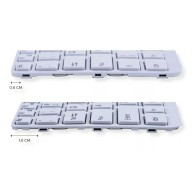 Teclado Sony Vaio SVE141D11U SVE1413CCXW Branco Com Frame Teclado Sony Vaio SVE141D11U SVE1413CCXW Branco Com Frame