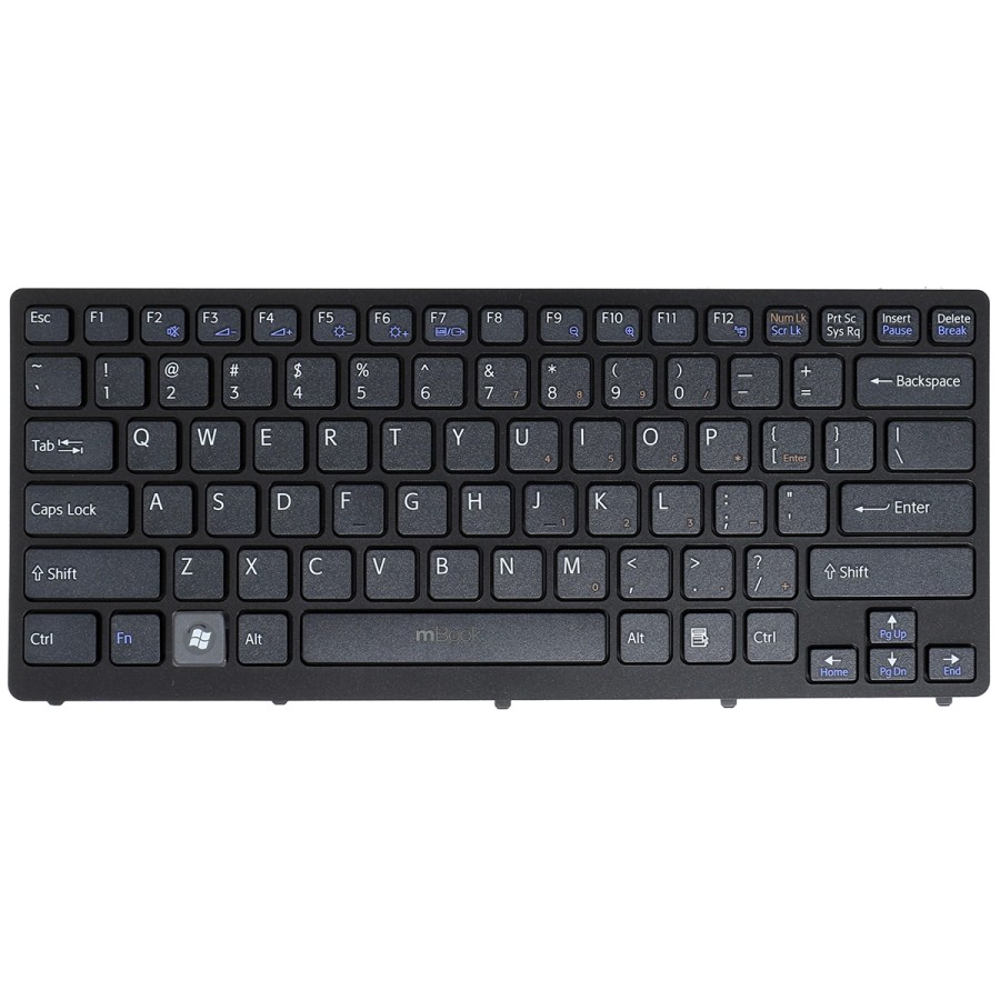 Teclado P/ Sony Vaio Vpc-cw Vpc-cw13fx Preto