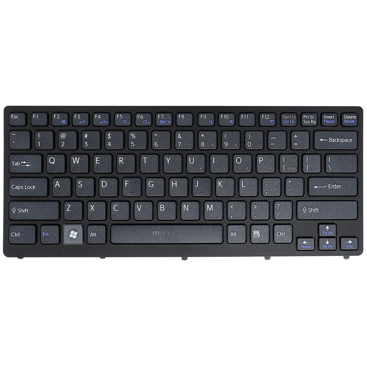 Teclado para Sony Vaio Mp-09f58pa-8861 Preto Com Frame, 