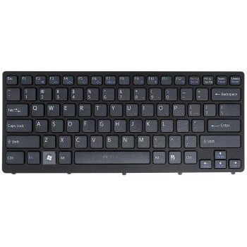 Teclado para Sony Vaio Mp-09f58pa-8861 Preto Com Frame, Teclado para Sony Vaio Mp-09f58pa-8861 Preto Com Frame,