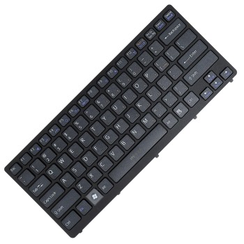 Teclado para Sony Vaio Mp-09f58pa-8861 Preto Com Frame, Teclado para Sony Vaio Mp-09f58pa-8861 Preto Com Frame,