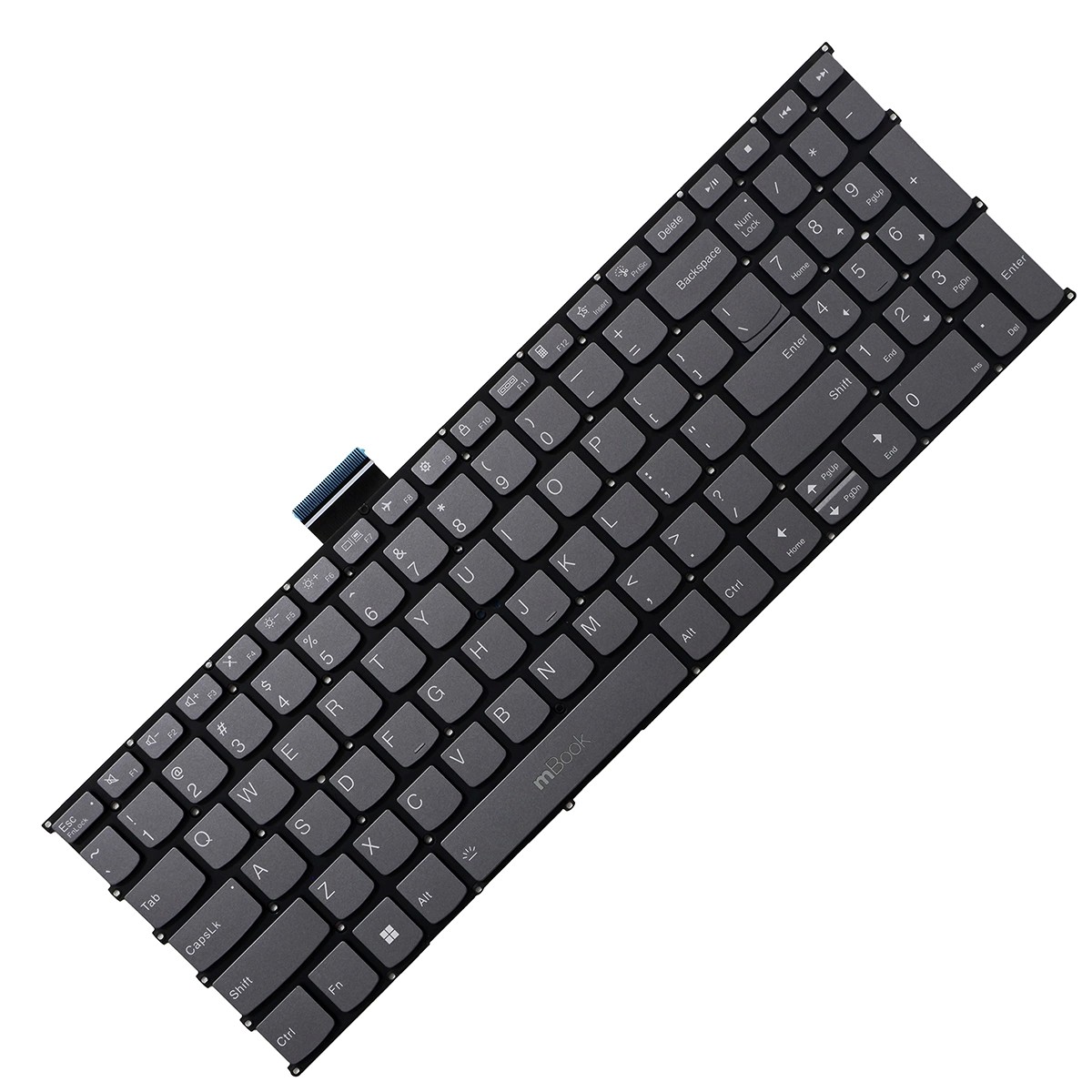 Teclado para Lenovo Flex 5-15IIL05 com led