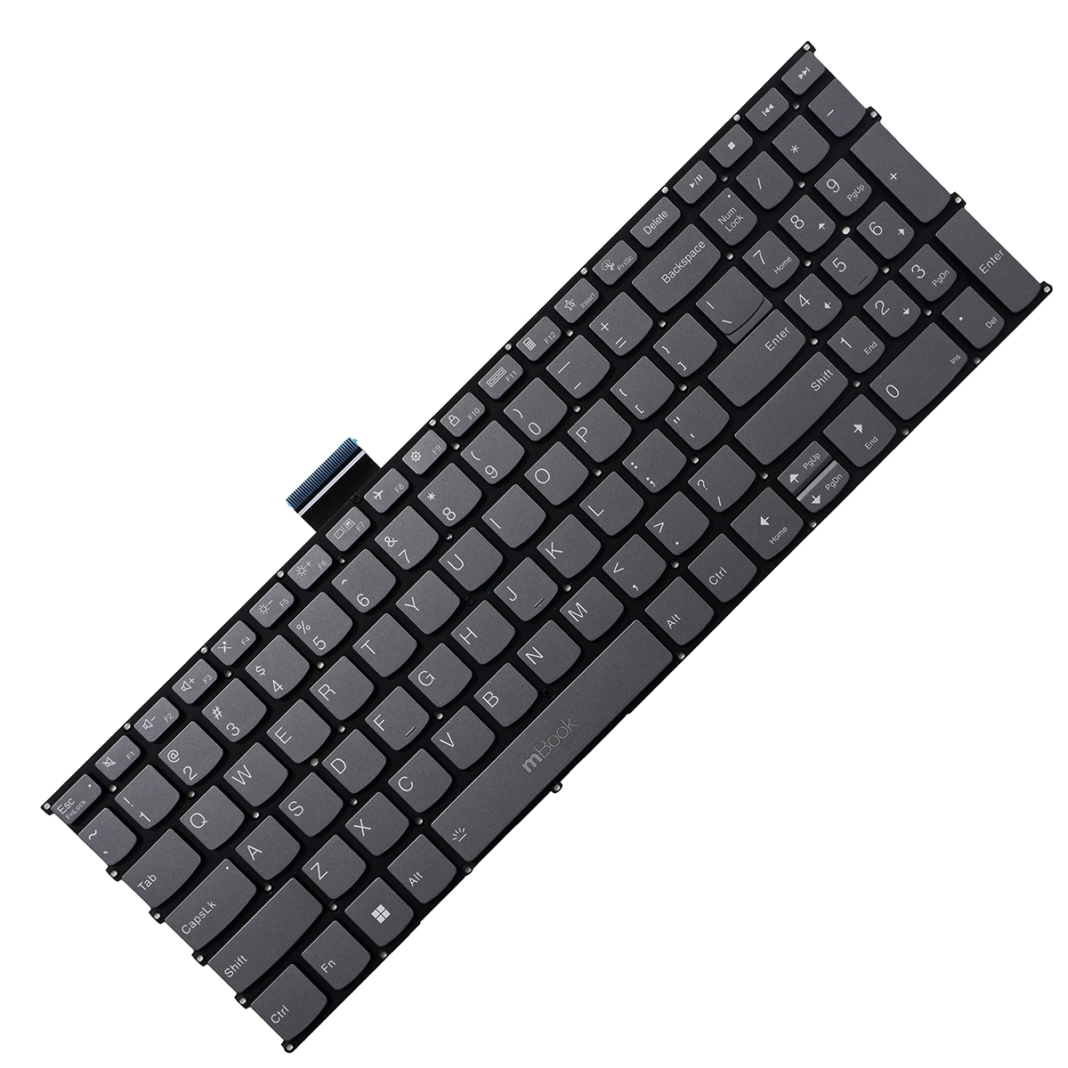 Teclado para Lenovo Flex 5-15IIL05 com led