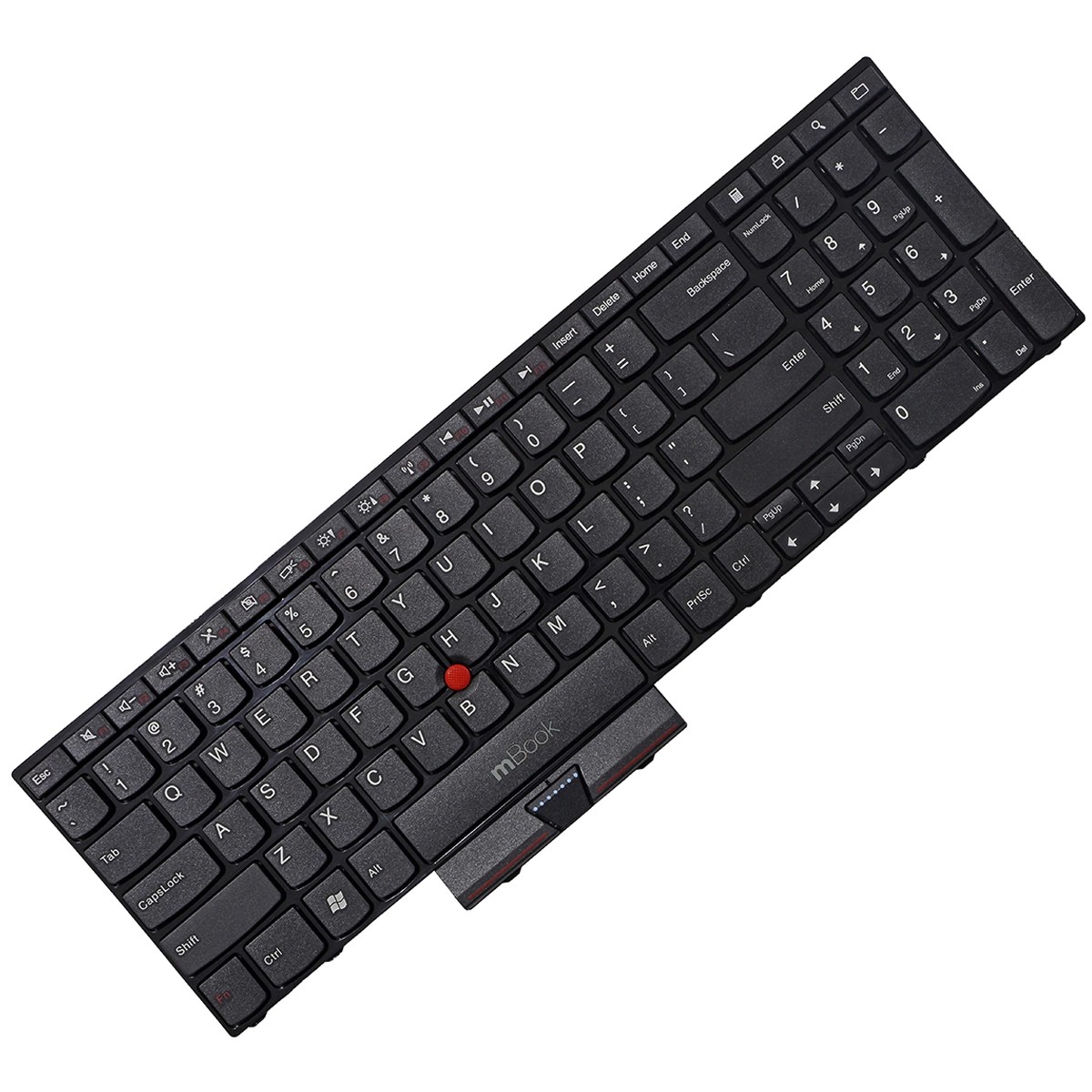 Teclado para Lenovo compatível com PN 04W0836 Layout US