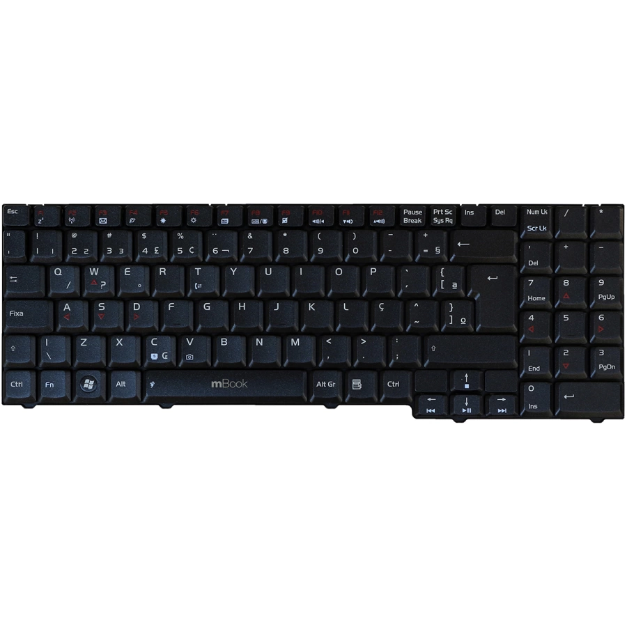 Teclado Asus 04GNED1KUS00-1 X71Tl 9J.N0B82.101 BR