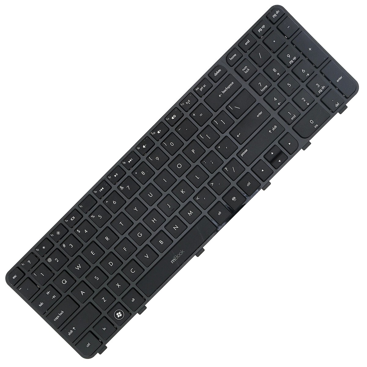 Teclado Hp Pavilion 698952-001 DV6-7000 DV6-7100 Com Moldura, 