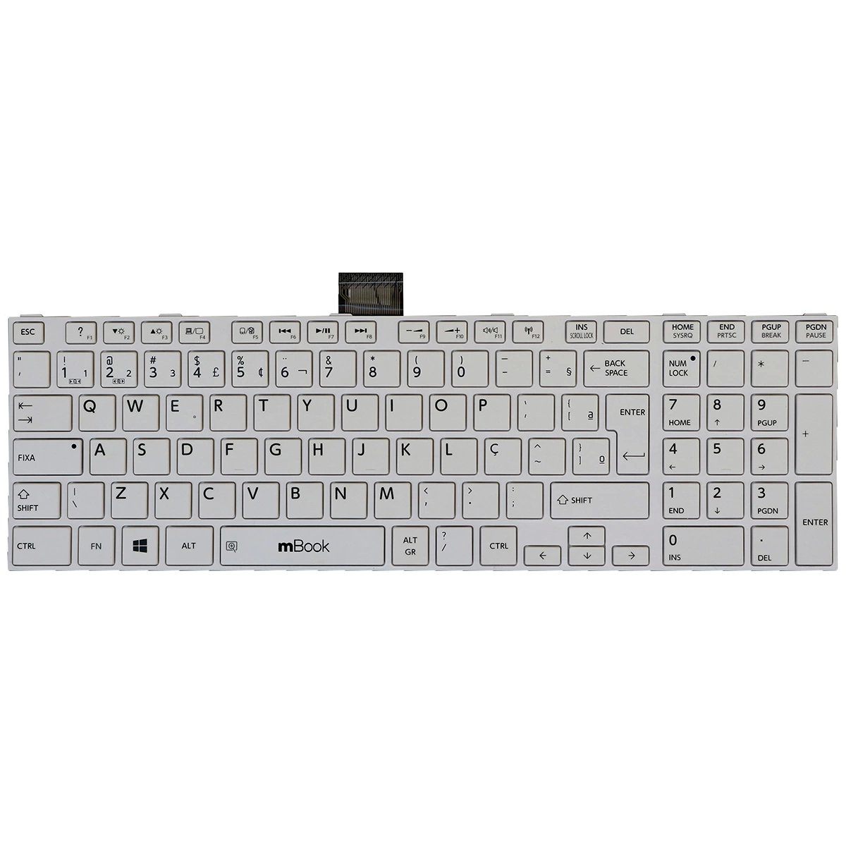 Teclado Para Toshiba Satellite S50-ast3gx1 S50-ast2nx1 Br, 