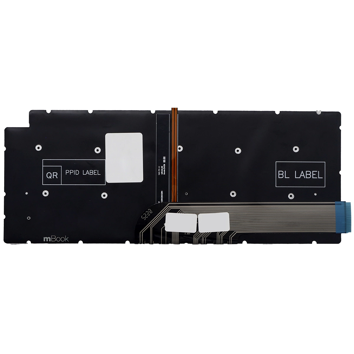 Teclado compatível com Dell Inspiron 14-5490 Cinza com Led, 