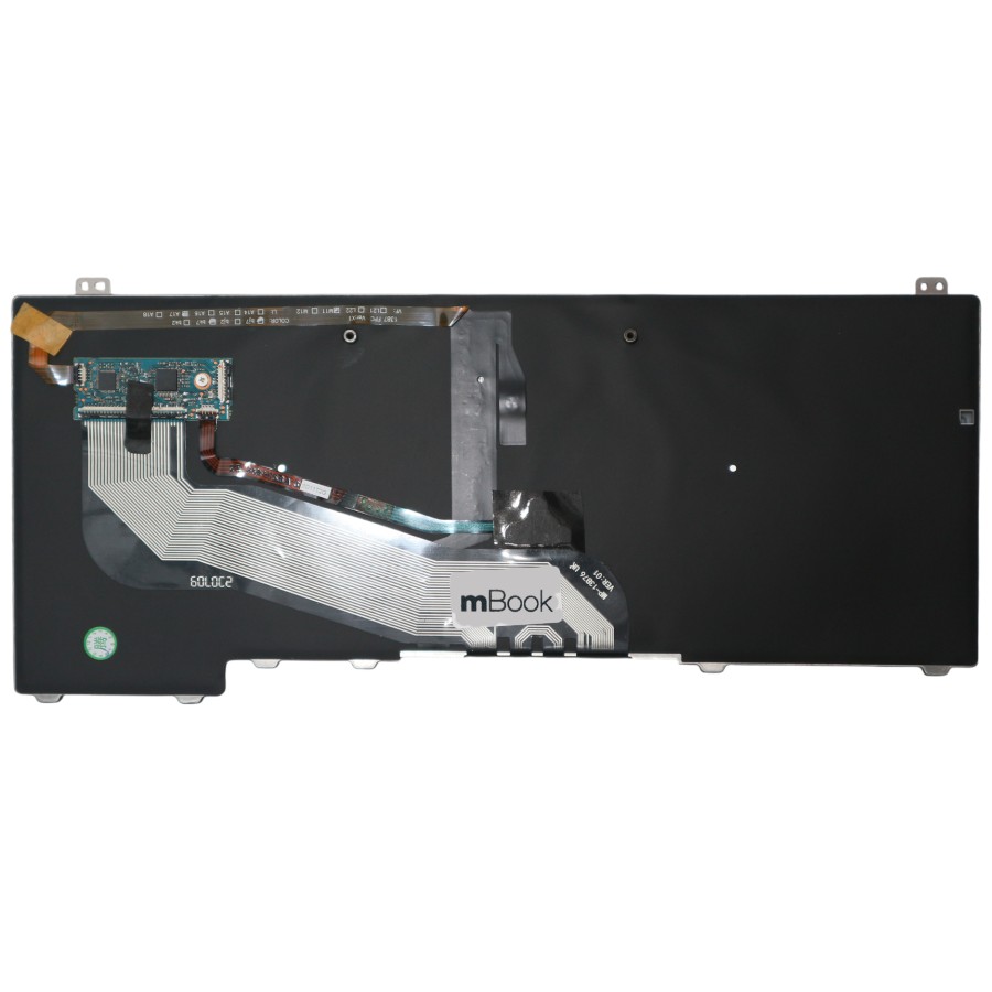 Kit com 2x DOIS Teclados Dell Latitude 14 E5440 Retroiluminado BR Com Ç