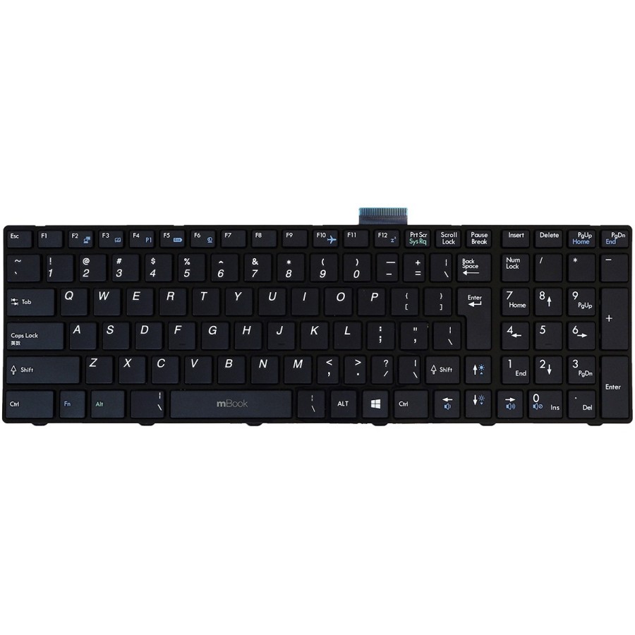 Teclado para Msi compatível com part number V139922cj