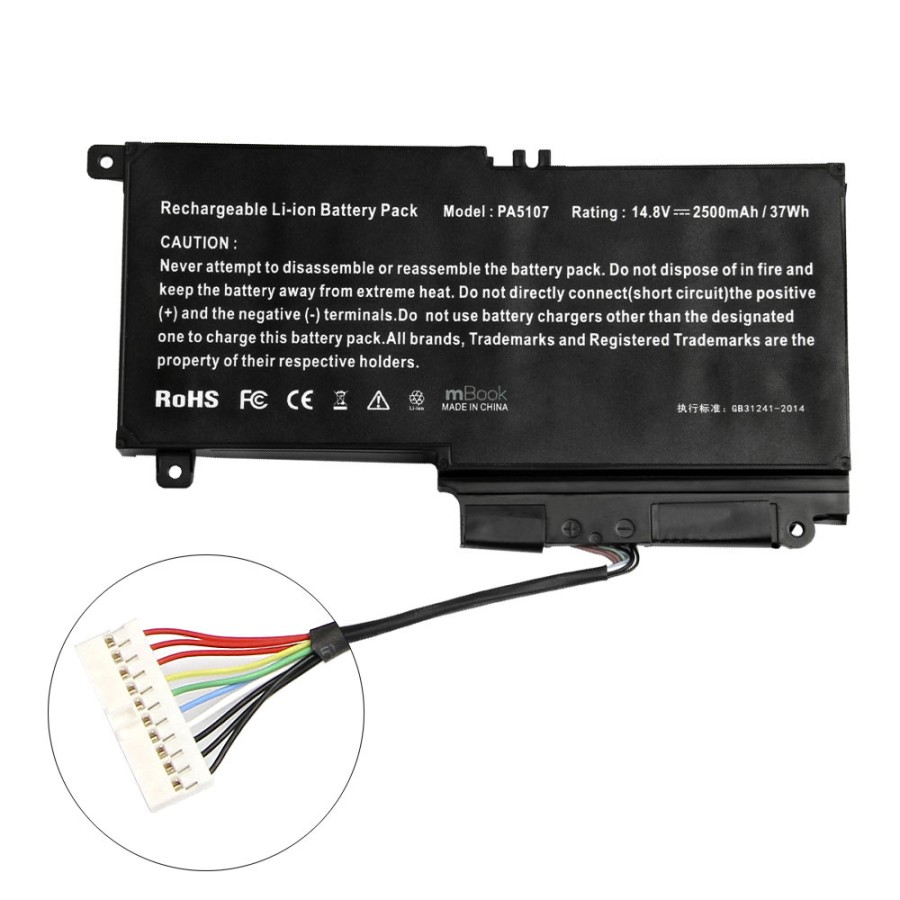 Bateria Para Toshiba Satellite L55t-a5290 Pa5107u-1brs