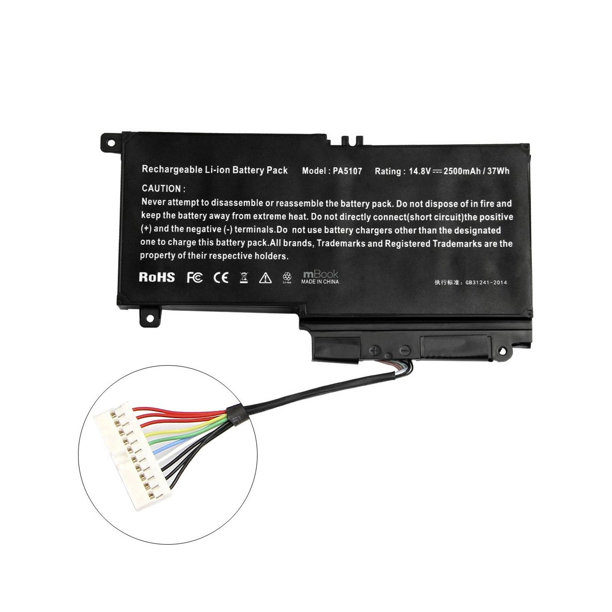 Bateria Para Toshiba L50d-a L50-da L50d-b-131 L50dt-a L50t-a, 