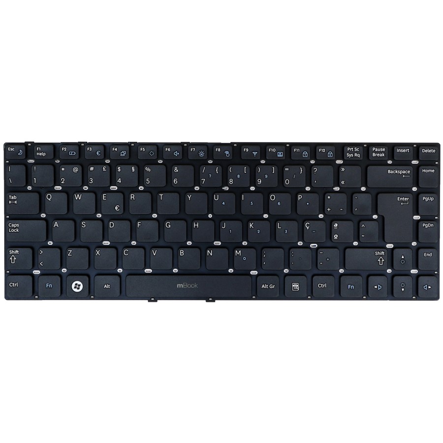 Teclado para Samsung Cnba5902792abynf04a Qx310 Q430 Po, 