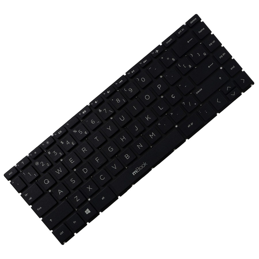 Teclado pra notebook HP 14S-CF000 ABNT BR com Ç
