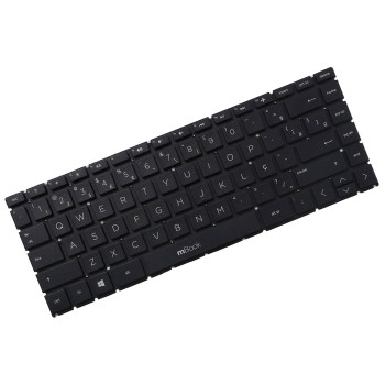 Teclado para HP 14-DQ000 Layout ABNT BR Com Ç, Teclado para HP 14-DQ000 Layout ABNT BR Com Ç,