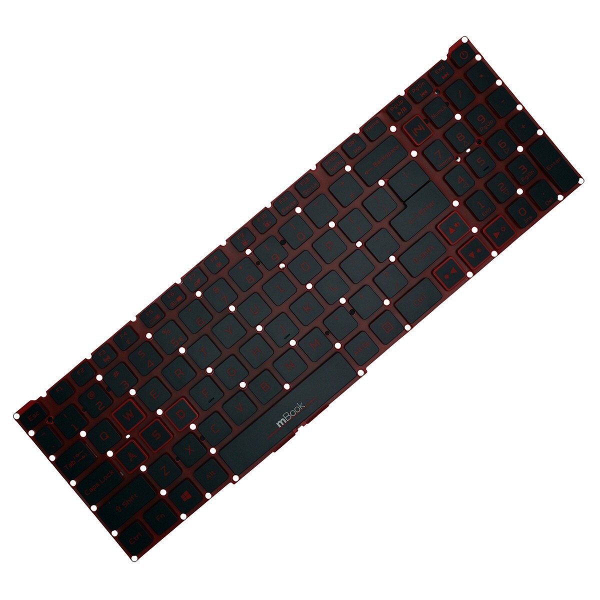 Teclado para Acer Nitro 5 An517-51-57x5 Us Com Led, 