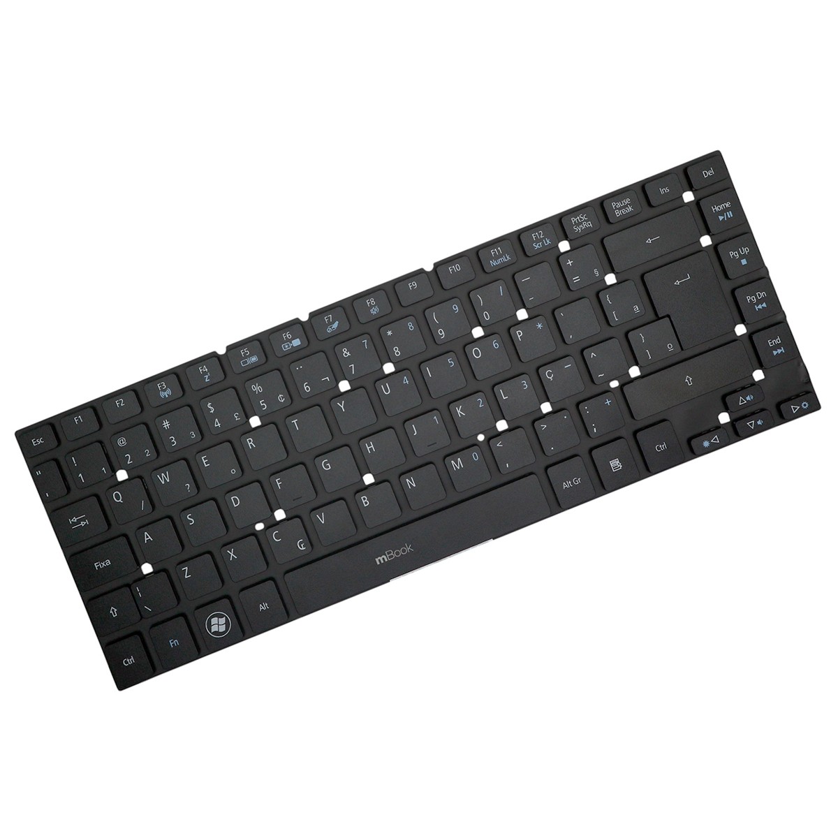 Teclado P/ Notebooks para Acer Es1-511-c98n E5-411 Ç Preto