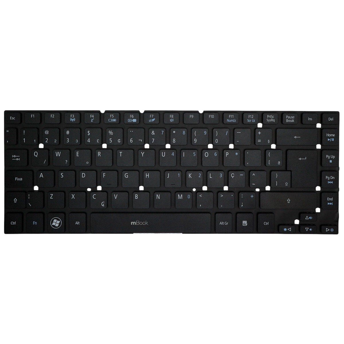 Teclado para Notebooks para Acer Es1-511-c98n E5-411 Ç Preto, 