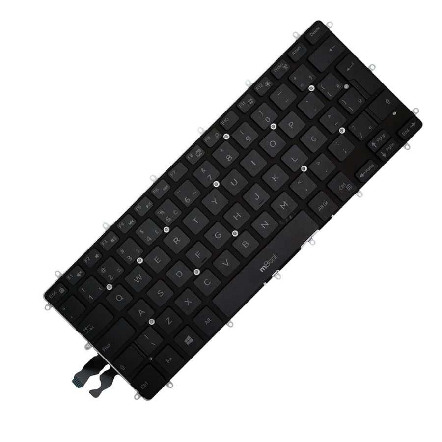 Teclado pra Dell Inspiron i15-7580-A40S BR Sem LED