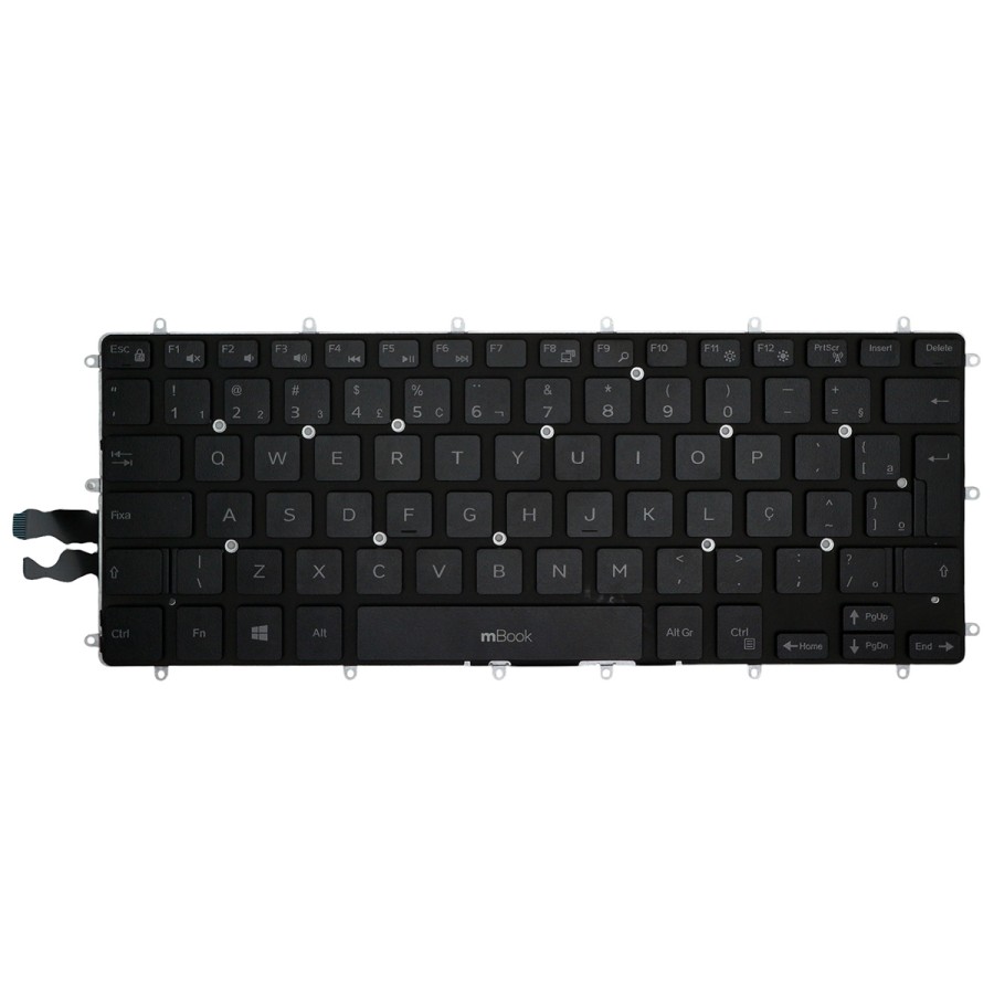 Teclado pra Dell Inspiron i15-7580-A40S BR Sem LED