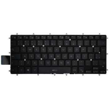 Teclado para Dell Inspiron P69G BR Sem LED, Teclado para Dell Inspiron P69G BR Sem LED,