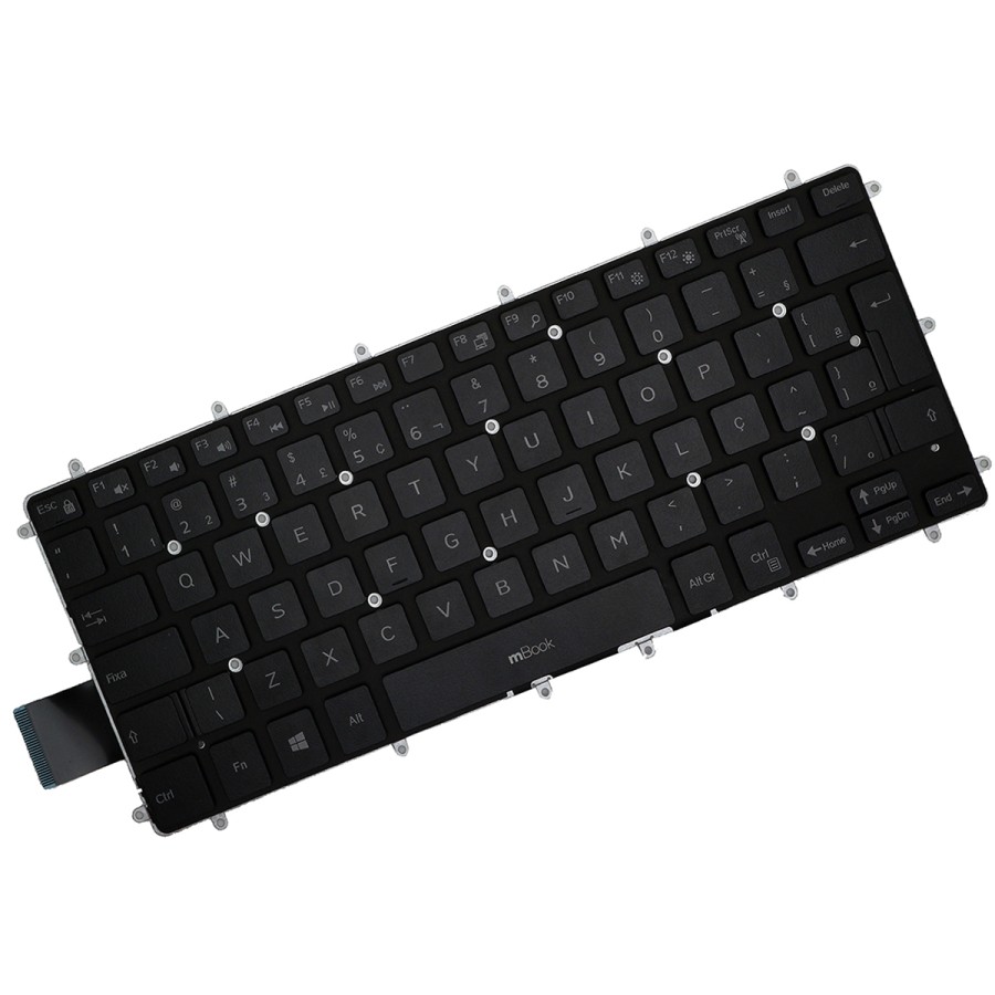 Teclado pra Dell Inspiron i15-7580-A40S BR Sem LED