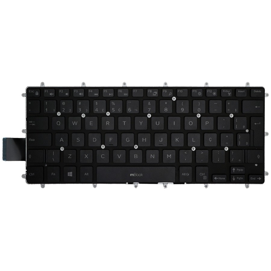 Teclado pra Dell Inspiron i15-7580-A40S BR Sem LED