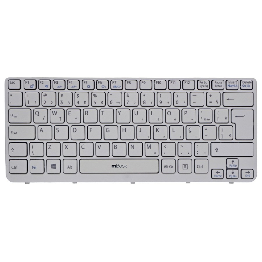 Teclado Sony Vaio SVE141J11W SVE141L11L Branco Com Frame