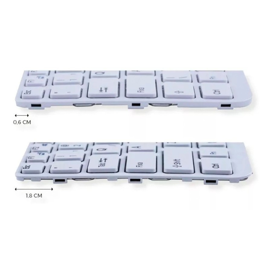 Teclado Sony Vaio SVE141L11U SVE1413RCXW Branco Com Frame