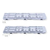 Teclado Sony Vaio SVE141L11U SVE1413RCXW Branco Com Frame Teclado Sony Vaio SVE141L11U SVE1413RCXW Branco Com Frame