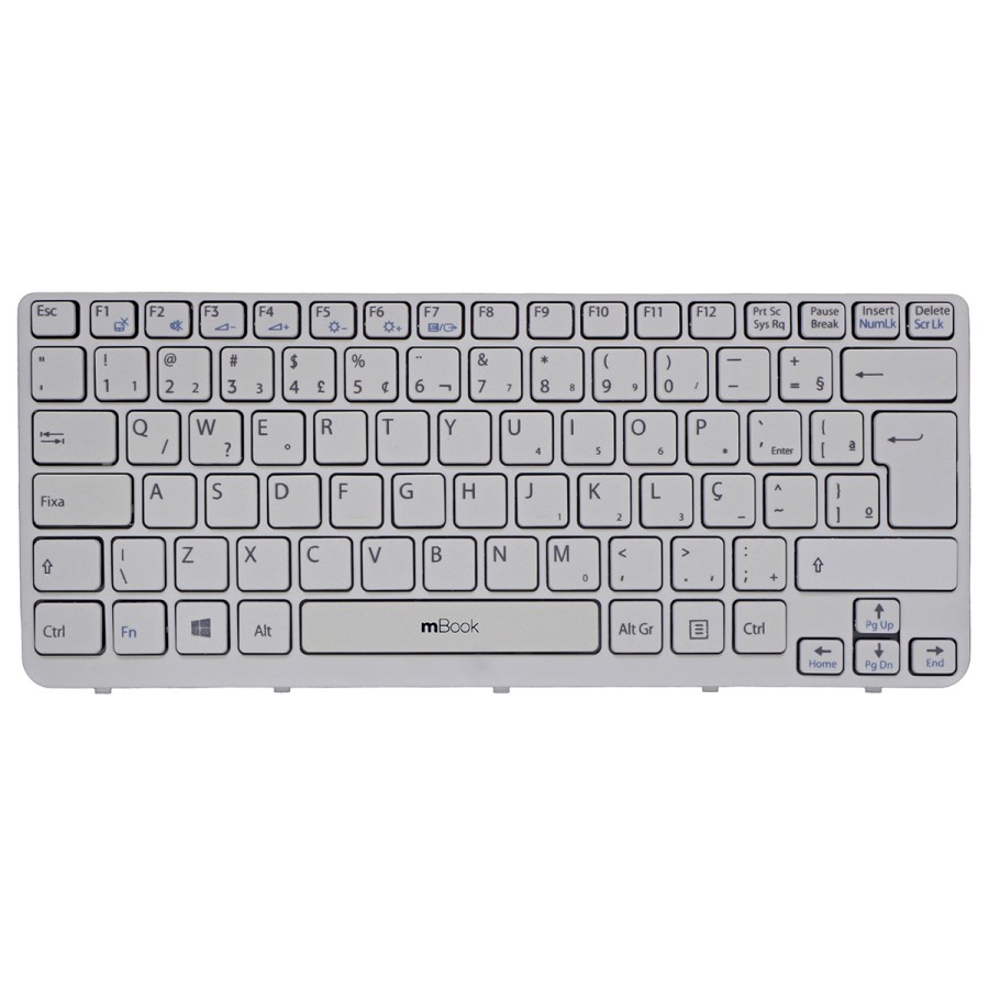Teclado Sony Vaio SVE141L11U SVE1413RCXW Branco Com Frame