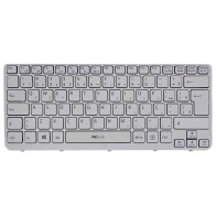 Teclado Sony Vaio SVE141L11U SVE1413RCXW Branco Com Frame Teclado Sony Vaio SVE141L11U SVE1413RCXW Branco Com Frame