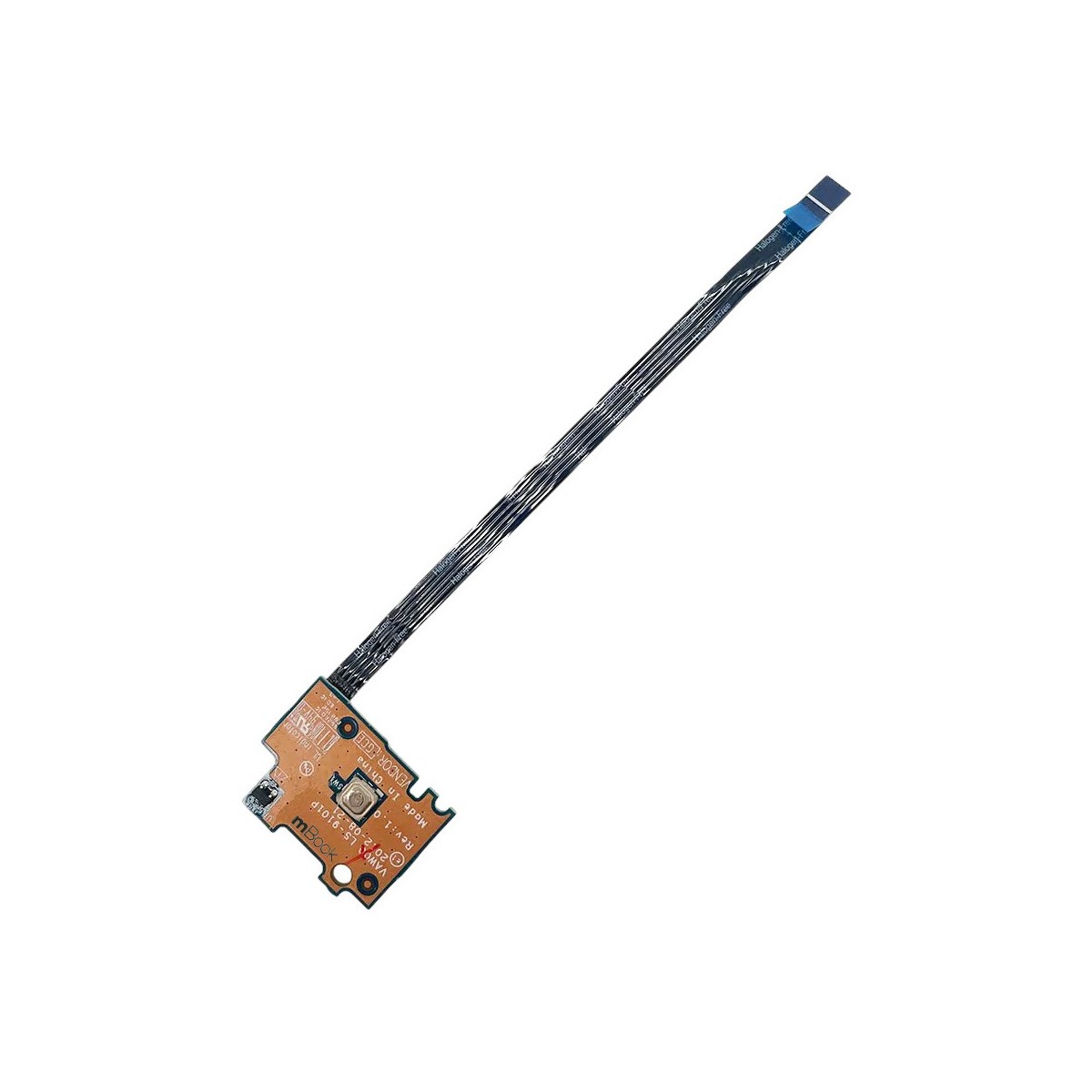 Placa Botão Power para notebook compatível com LS-9101P, 