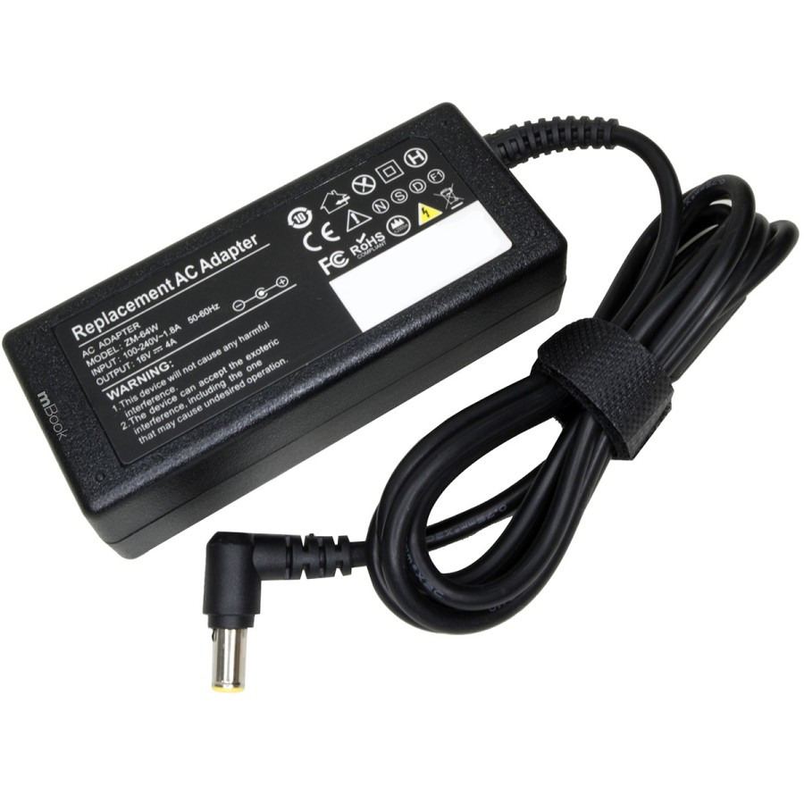 Fonte Carregador Para Sony Vaio Pcg-z1wa Pcg-z1wamp1 16v 4a