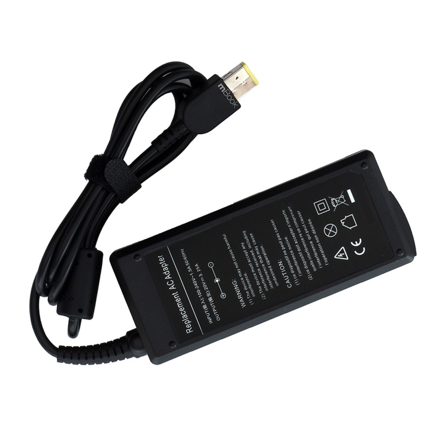 Fonte Carregador para Lenovo G400s T440 20v 3,25a Retangular