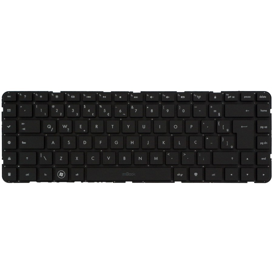 Teclado Notebooks para HP Dv6-3000 Nsk-hr0uq BR Sem Frame, 