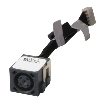 Conector Dc Jack para Dell compatível com PN DC30100OV00, 