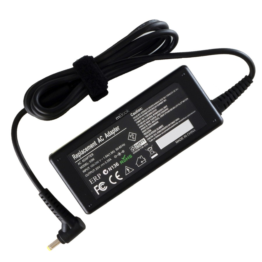 Fonte Carregador para Lenovo compatível com Adlx65clgb2a 65w
