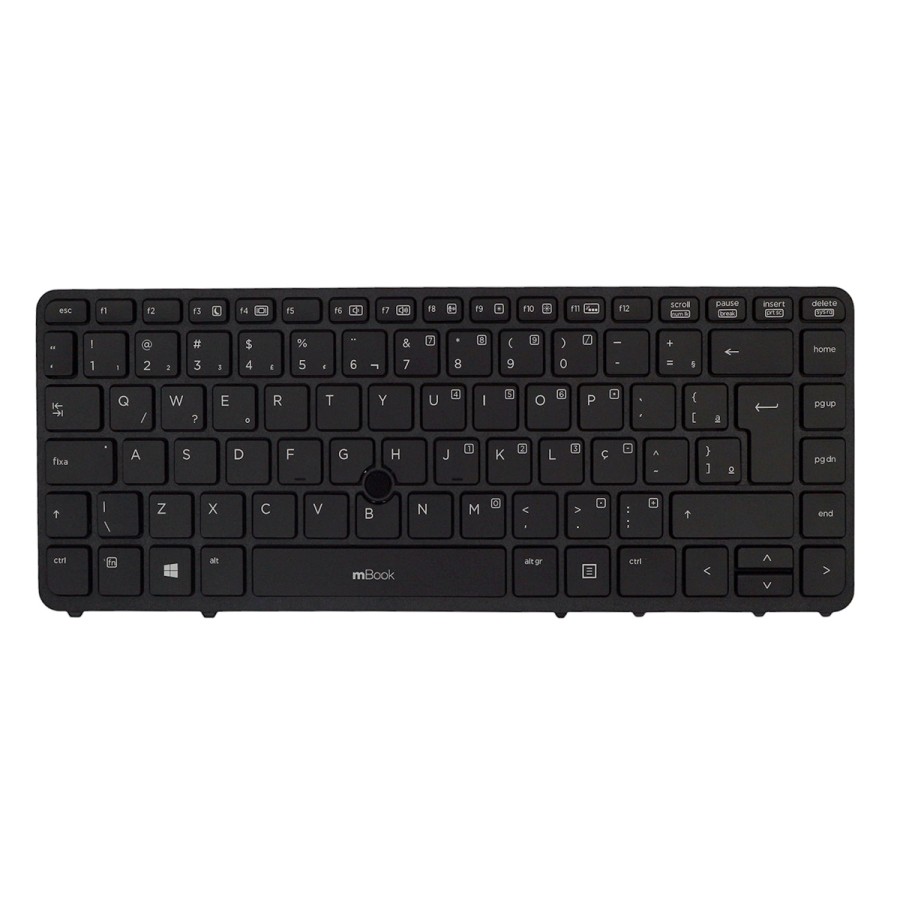 Teclado Para HP Elitebook 745 G1, 745 G2 BR com Luminoso, 